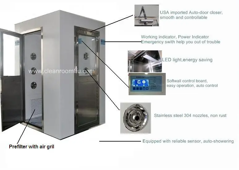 Hepa Filteration System Clean Room Air Shower Chamber Buy Clean Room