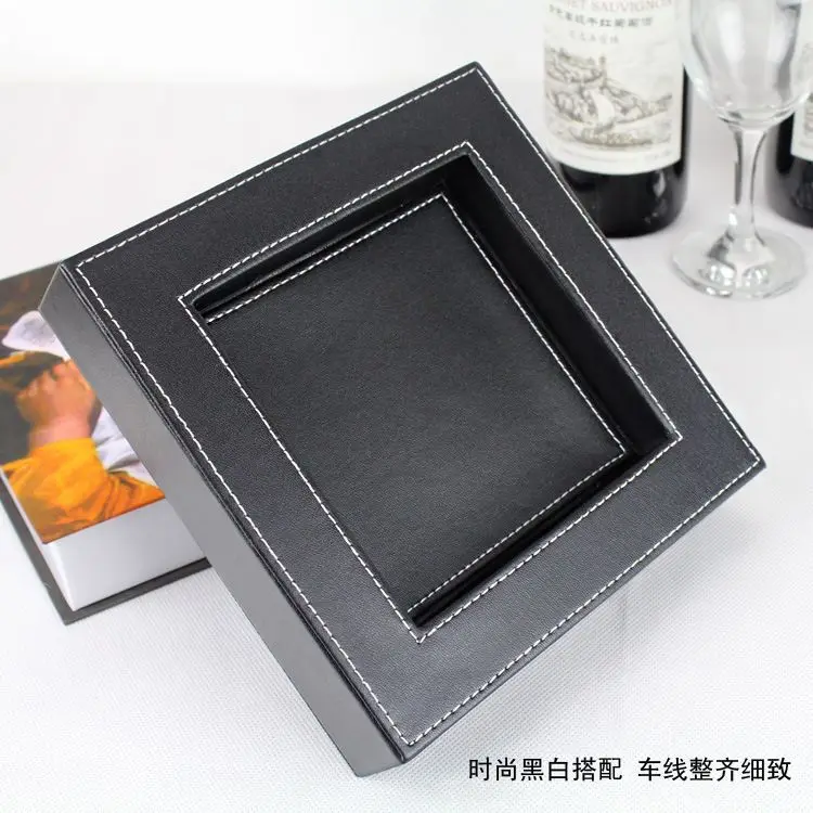 Leather ashtray ashtray / hotel / Office / desk ashtray ashtray