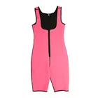 Hot sweating Slimming breast lifting round up neoprene women bodysuit