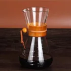 600ml glass pour over coffee maker kettle drip pot