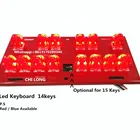 LED Keyboard for Mario slot games fruit king metro backlit keyboard