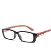 Plain Glasses Frame Eyeglasses Mens Round Retro Wooden Prescription Glasses