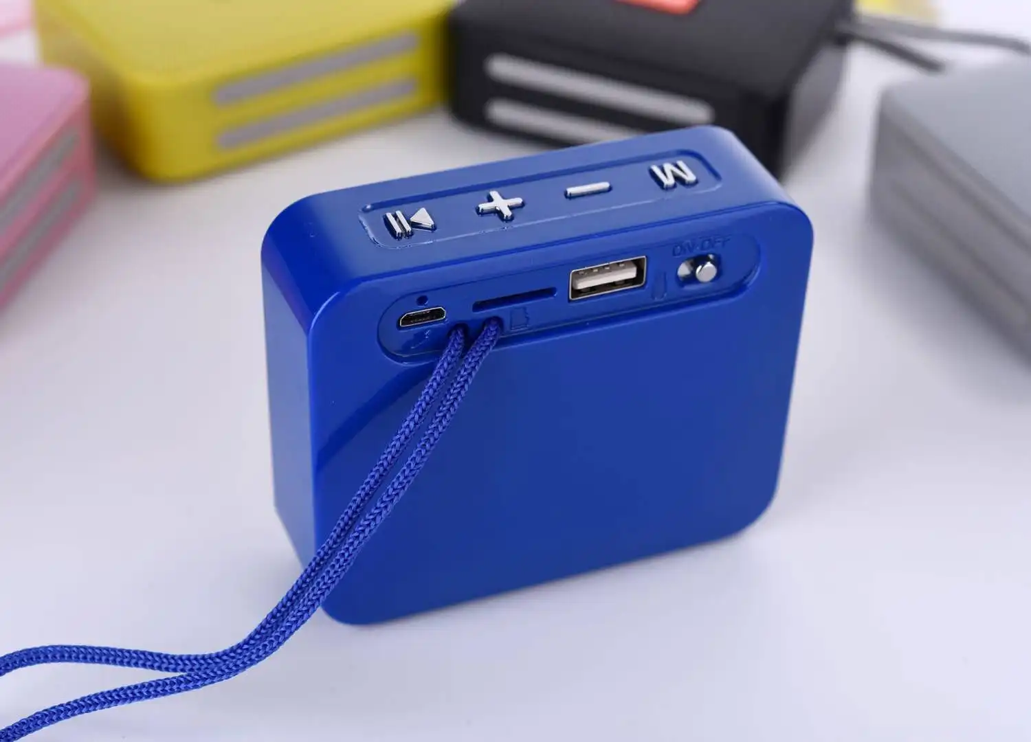 Mini creative box TWS Bluetooth speaker new custom logo multi-color radio audio - ANKUX.COM
