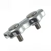 Standard steel cable clips catalog with hardware sizes and clamp chart
