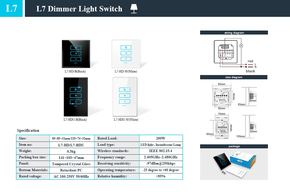 Alexa Google Home dimmable lamp switch Zigbee Smart Switch led Wifi Dimmer Switch Smart Home Dimming Light Remote Controller - ANKUX.COM