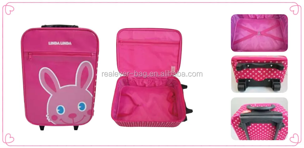 Children Cartoon Travel Luggage Trolley Case