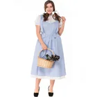 Plus Size Fat Maids Dress Wizard Of Oz Dorothy Adult Costume For Party