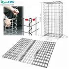 Woven hexagonal gabion mesh / stone cage / iron wire material gabion box