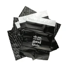 custom LDPE plastic clear poly mailers/ printed color postal shipping bags self adhesive customise mailing bags
