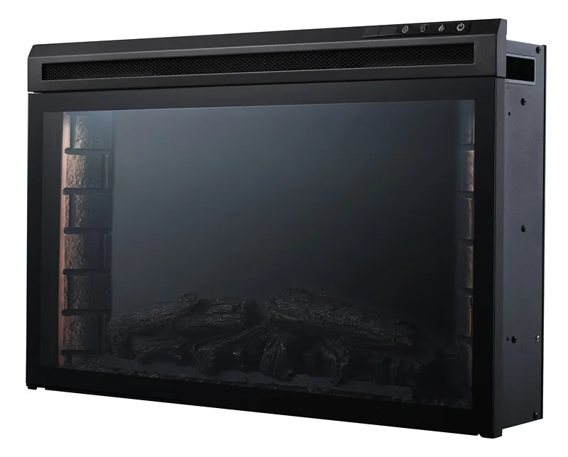 mini curved wall mounted fireplace