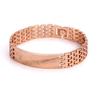 74801 xuping rose gold Men's Gender and Bracelets, Bangles Jewelry Type charm bracelet