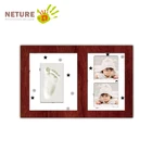 Clay Footprint Baby Keepsake Double Photo Frame Kit