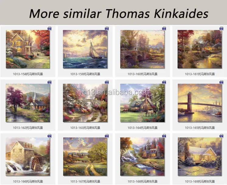 magnetic picture frame & print magnetic paintinga Thomas kinkaides 1013-174
