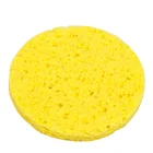 Compressed Durable Round Cellulose face washing sponge Cellulose cleaning sponge