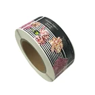 Food paper sticker self adhesive label bottle label printing