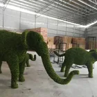 High simulation wholesale topiary artificial boxwood grass animal forgardendecoration