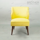 Luxury high back fabric relaxing leisure restaurant sofa chair for sale