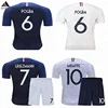 2018 New design wholesale thai quality without brand logo France national team soccer jersey