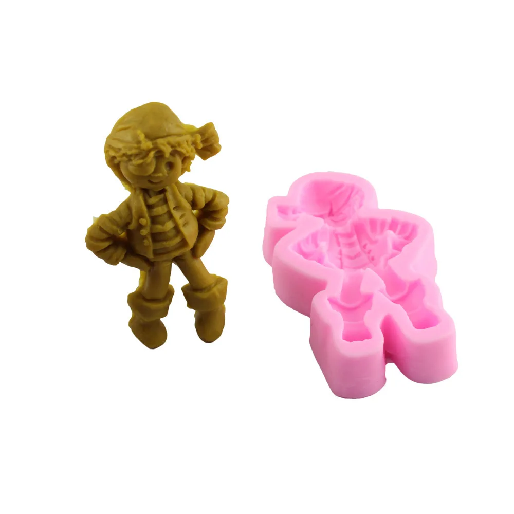 Liquid silica gel mould cake mould handmade soap mould baking tool cake decorating pirate doll taobao 1688 agent