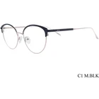 Good look half frame with thin temple optical frame Ultra-light glasses frame eyewear Suitable for all face types