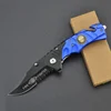 Hot sell assisted opening US Army Police Fire fighter Hunting Tactical folding Knife with different Emblem survival pocket knife
