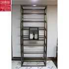 Fashion Stainless Steel Wine Cabinet Red Wine Holder Home Hotel Decoration