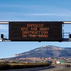 Variable Message Sign Mobile Billboard P8 P10 Full Color Street LED Traffic Panel Display