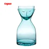 High Quality durable heat resistant glass ice water jug with cute cup and lid