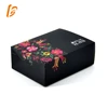 Custom Black Tuck Up Cardboard Box Tea Bags Storage Box
