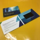 Modern design presentation lcd video book oem digital cards manufacturer wedding decoration card gift
