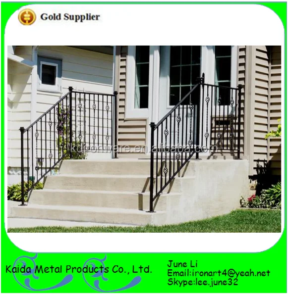 metal outdoor porch steps