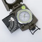 Multifunction compass military aiming luminous lens geological compass outdoor equipment