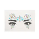 Wholesale Design Rhinestone Body Art Adhesive Makeup Festival Face Jewel Gems Sticker