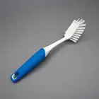 Big handle Kitchen dish cleaning pan sink pots brush anti melt plastic bristles