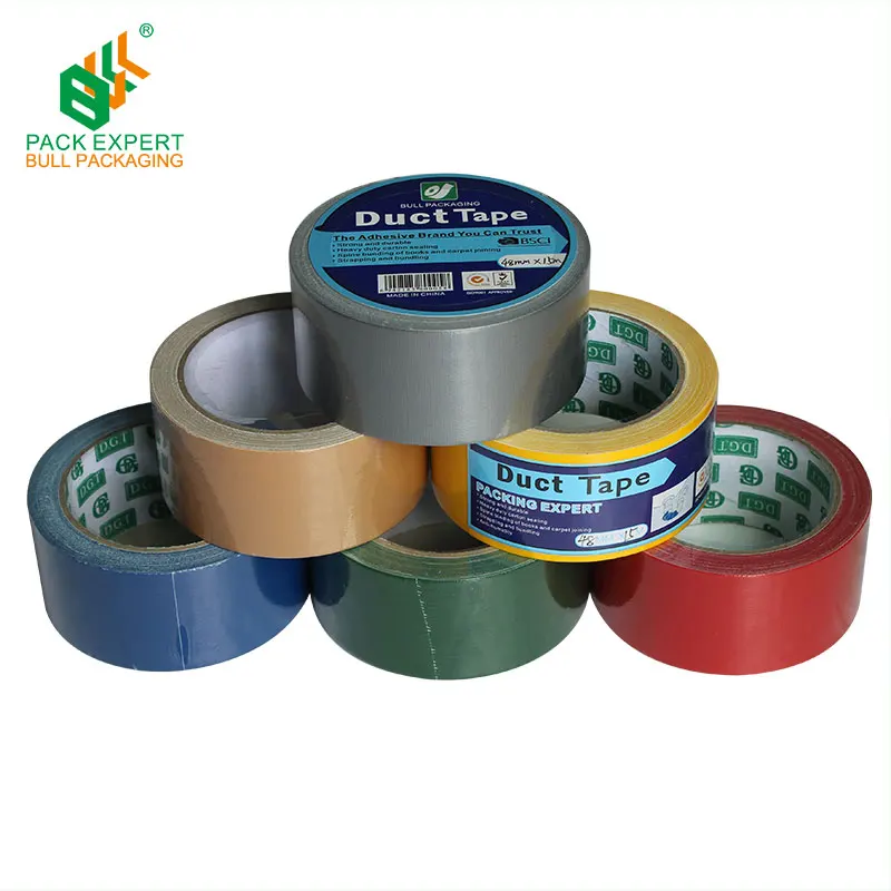 Supply general purpose silver Cloth Tape colorful duck tape or duct tape