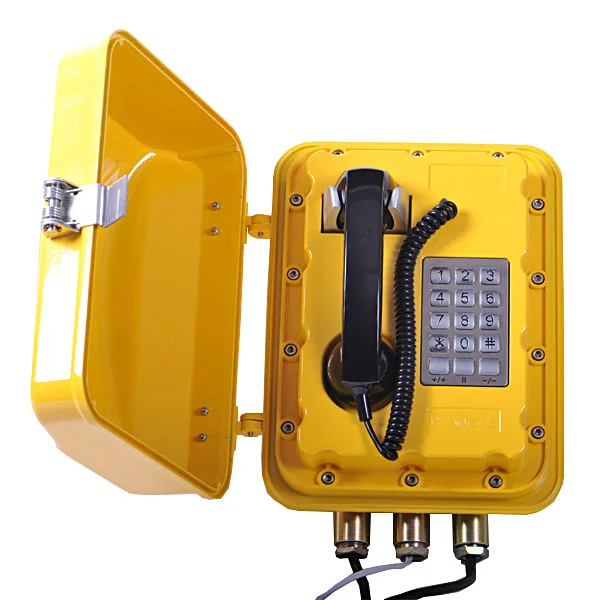 Rugged Industrial Telephone Heavy Duty Blast Proof Phones Atex