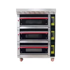 Automatic 3 Deck 6 Trays Baking Oven Electric Oven Bakery Equipment Bread Oven