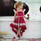 Customize young girl dress shoes yellow flower without dance