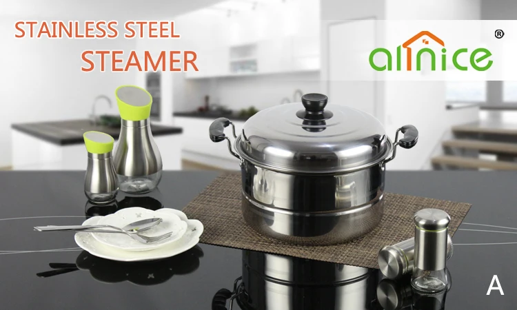 Kitchen Implements Multifunctional stainless steel cookware steamer pots
