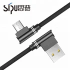 SIPU High Quality USB to micro USB right angle charger lightning cable