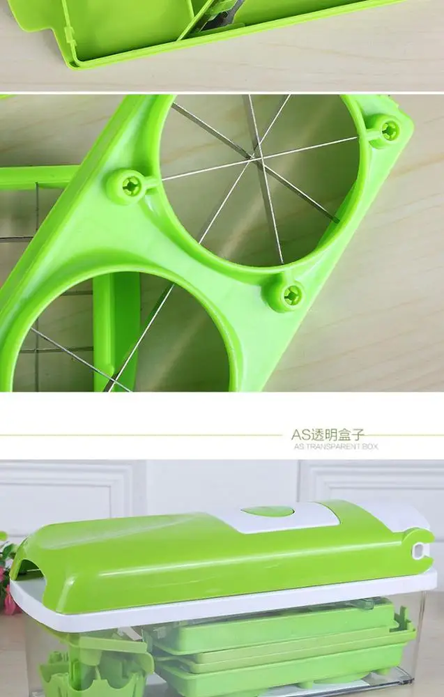 Multifunctional 12 sets of new vegetable slicer artifact multifunctional household manual cutter machine broken vegetable wholes