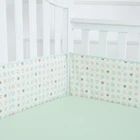 100% Cotton baby bed bumper wholesale baby crib mesh liner bumper