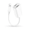 2in1 Dual Headphone Audio & Charge Adapter for iPhone X