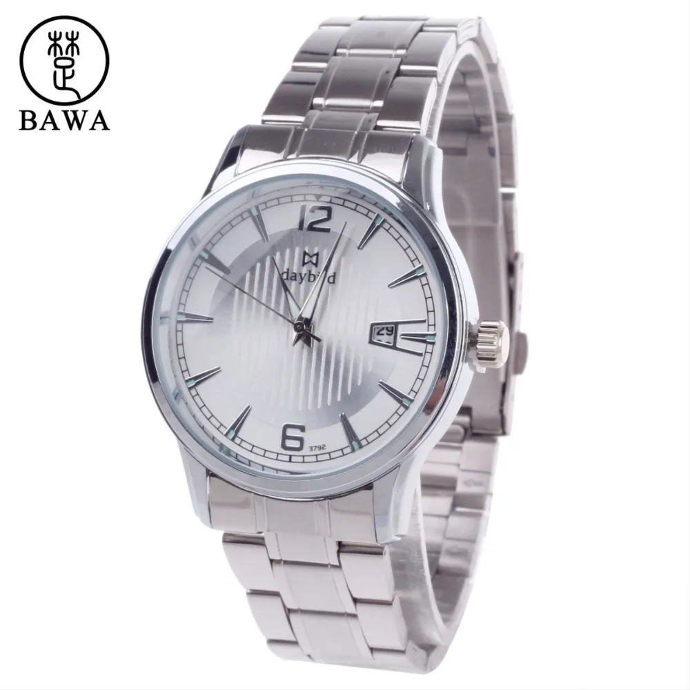 Wrist Watch for Men Daybird Waterproof Quartz Watch Stainless Steel Band Watches Men Luxury Brand reloj hombre 2015