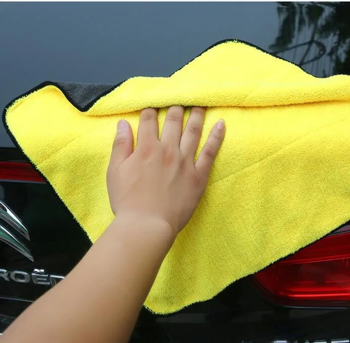 Quality Gsm Double Sided Color Coral Fleece Car Washing Cloth