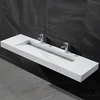 60 inch white trough bathroom sink