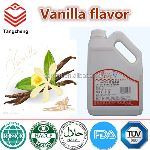vanilla flavor, tea flavor food flavor for beverage, bakery and