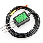 Soil Moisture and Temperature Sensor with 70mm Sensor Test Probe