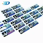 Custom Die Cut Vinyl Printing Decorative Rainbow Laser printer Adhesive Sticker label paper