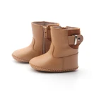 Genuine Leather Infant Shoes Winter Cowboy Baby Boots